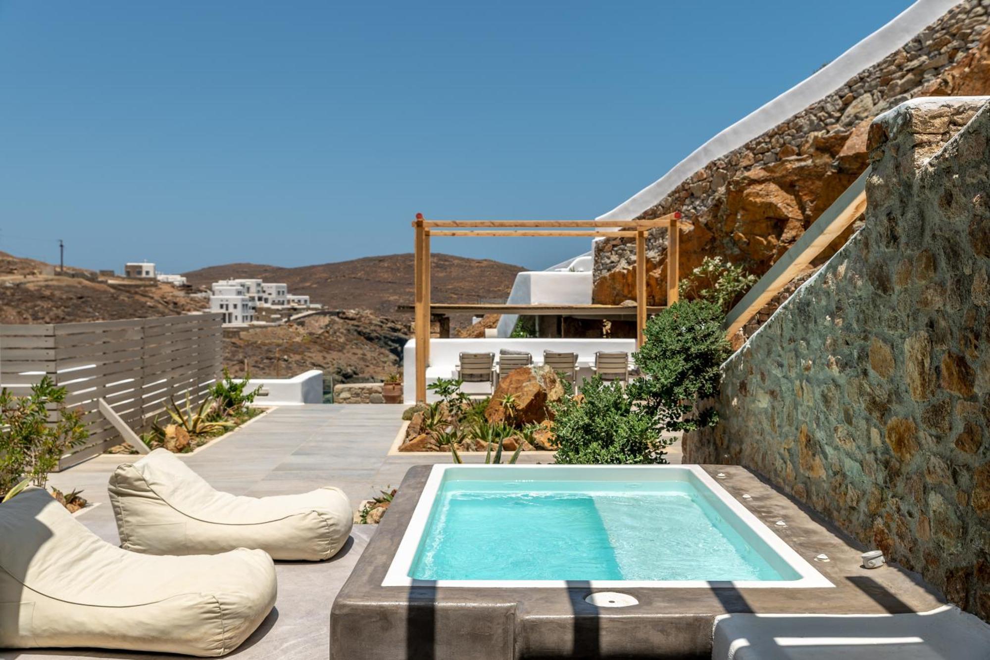 Miramare Suites Mykonos Merchia Beach Esterno foto